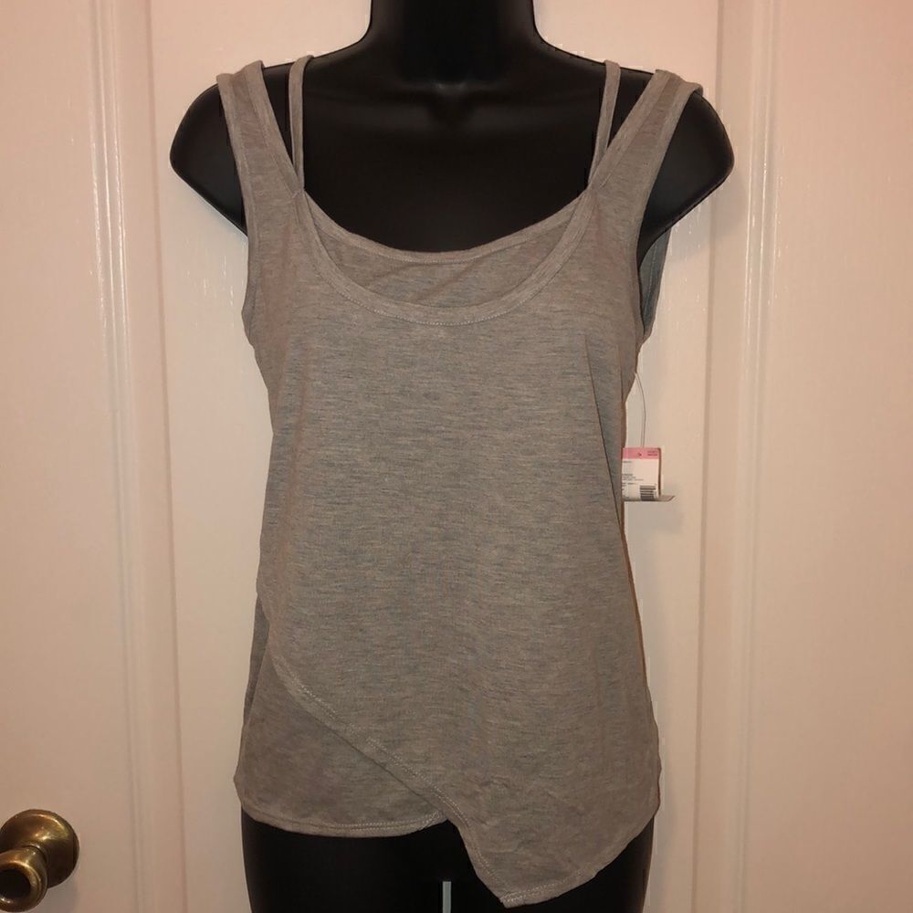 BONGO Asymmetrical tank in gray